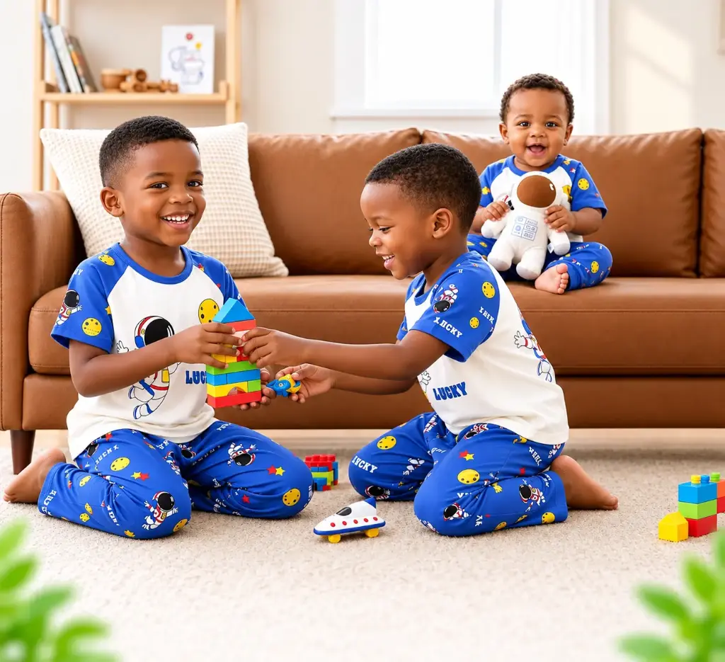 Cotton Pajamas - Short Sleeves SS002 