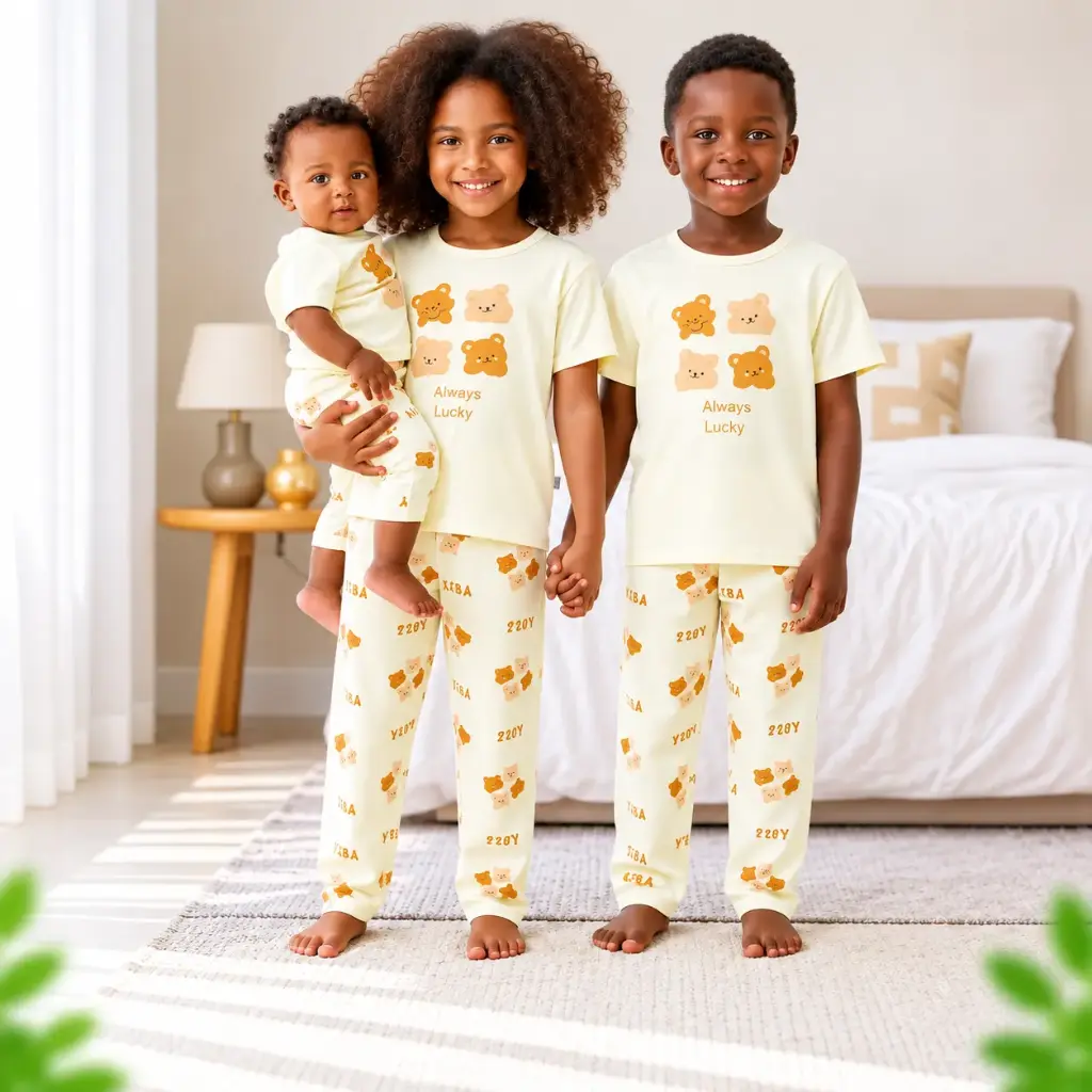 Cotton Pajamas - Short Sleeves SS005 