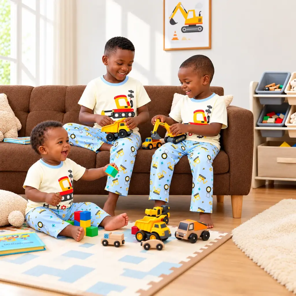 Cotton Pajamas - Short Sleeves SS008