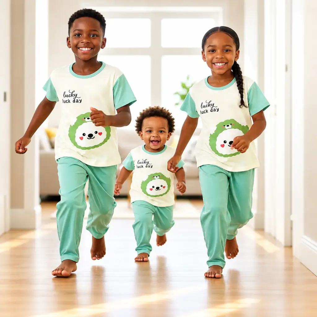 Cotton Pajamas - Short Sleeves SS012