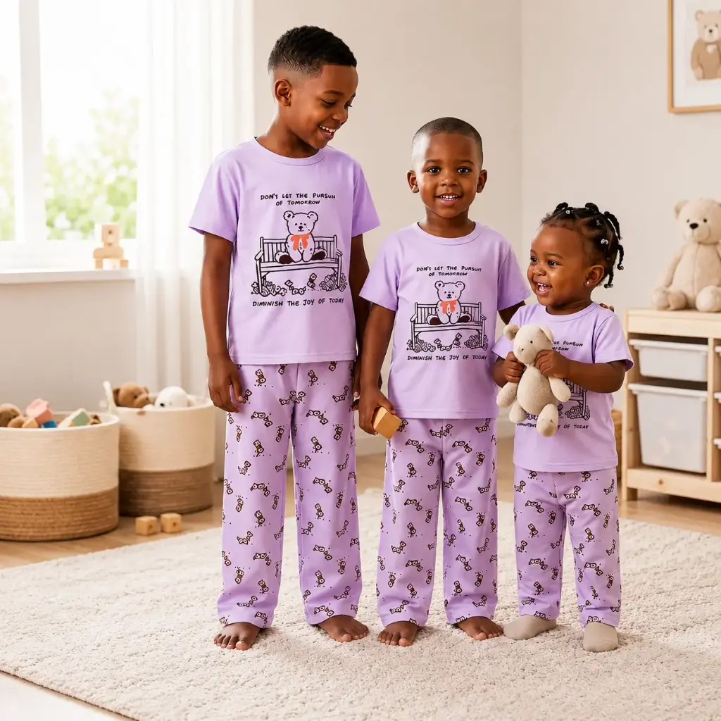 Cotton Pajamas - Short Sleeves SS020