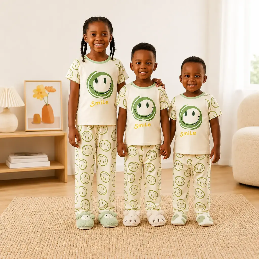Cotton Pajamas - Short Sleeves SS022