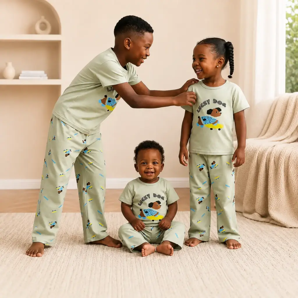 Cotton Pajamas - Short Sleeves SS025