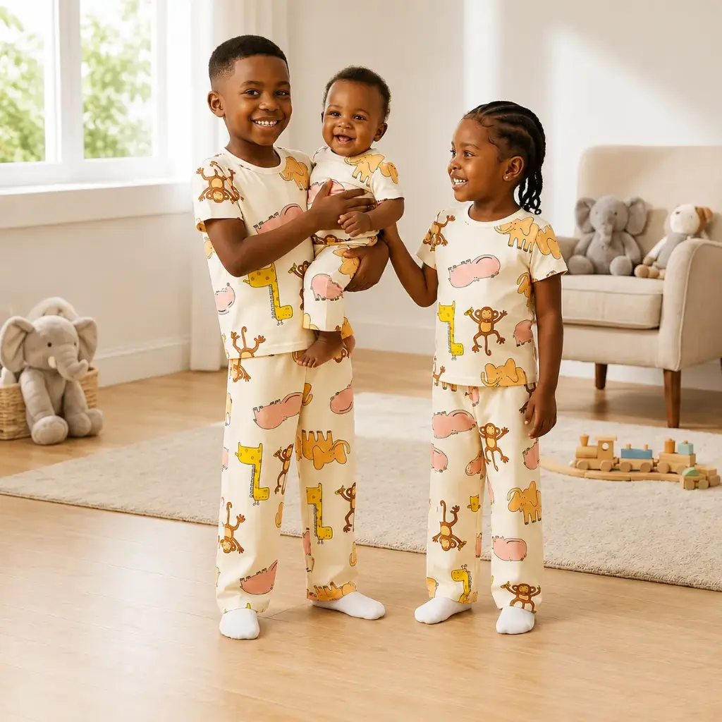 Cotton Pajamas - Short Sleeves SS026