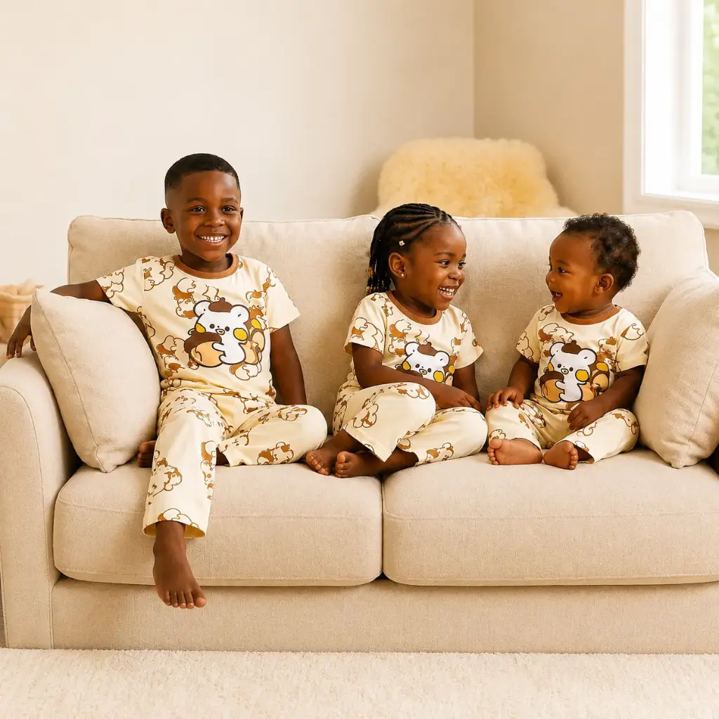 Cotton Pajamas - Short Sleeves SS030