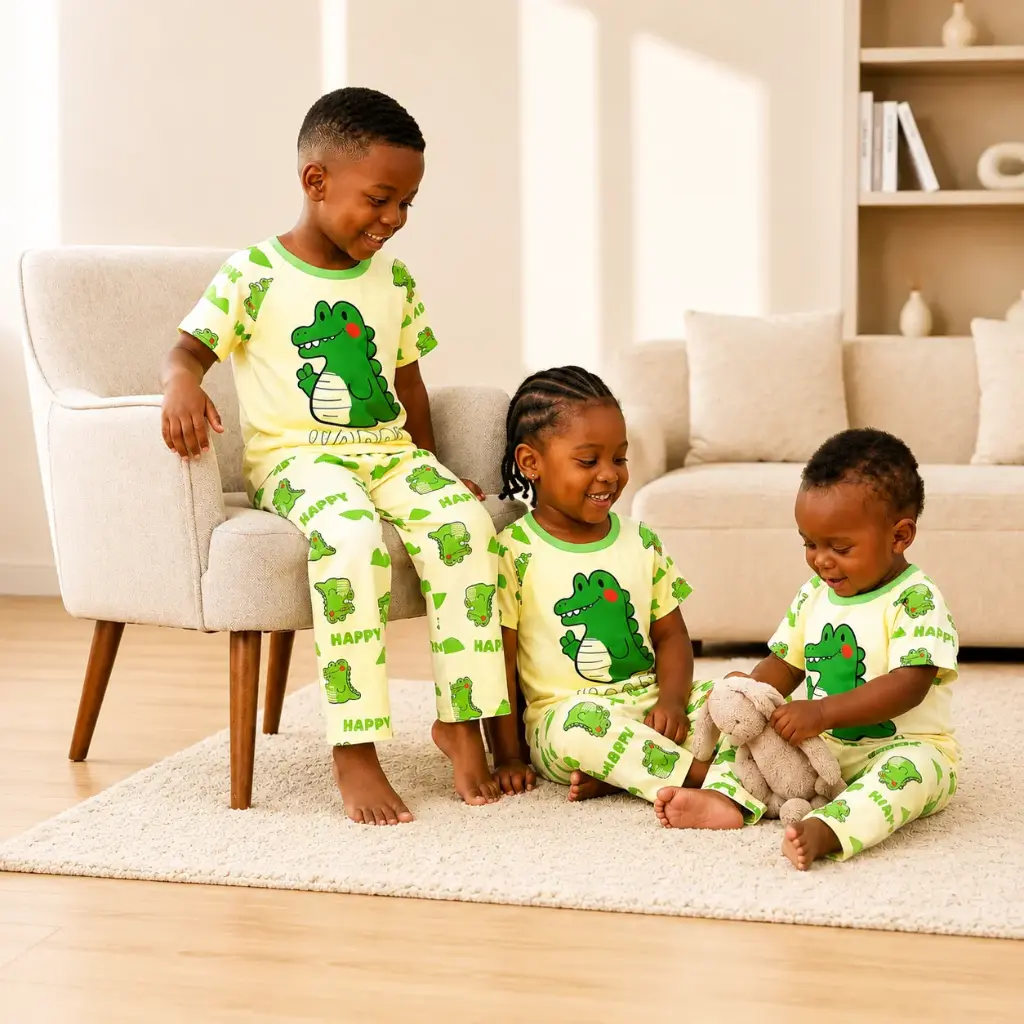 Cotton Pajamas - Short Sleeves SS031